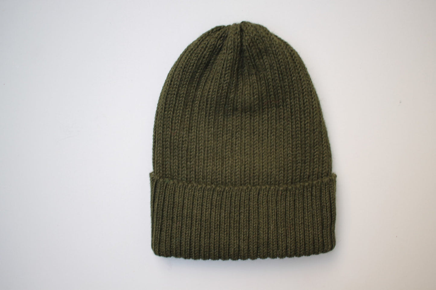 Forest Green Beanie for Adults. 100% Alpaca