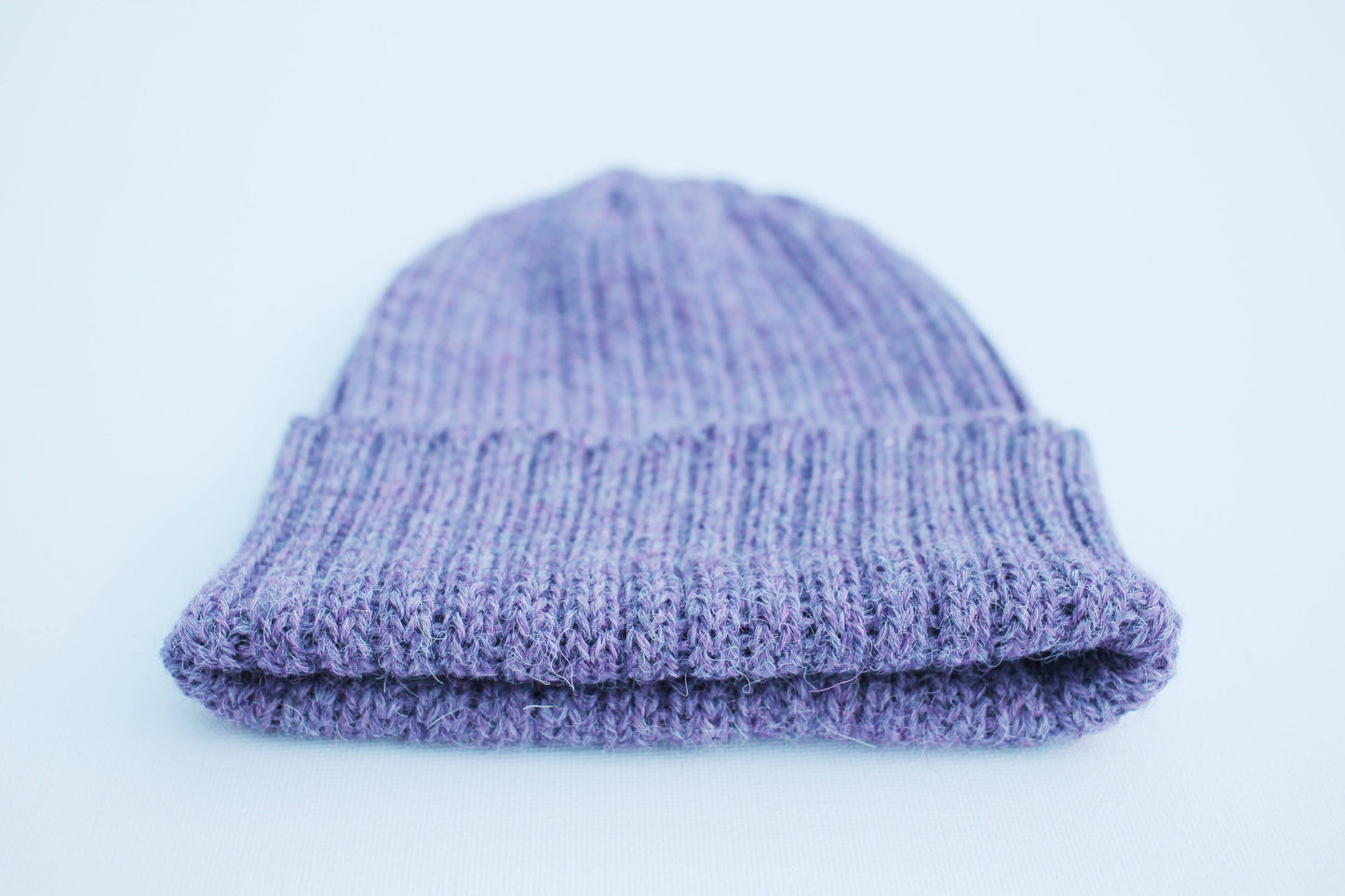 Lavender (light purple) Beanie Hat for Adults. 100% Alpaca