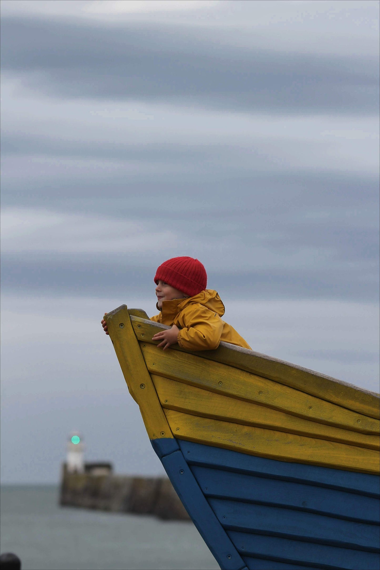 Red Zissou Style Beanie Hat for Babies & Children. 100% Alpaca. Handcrafted in Scotland. Knitted children's watch cap/ fisherman's beanie.